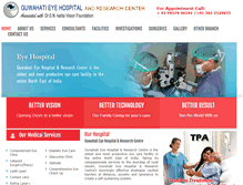 Tablet Screenshot of guwahatieyehospital.com